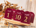 TISCHDEKORATIONSCHILDER   Samt Tischnummern und Dekoration Luxuriöse Samt-Bogen-Tischnummern mit Acrylständer, beige Samt- und Gold-Acryl-Hochzeits-Tischdekoration, 3D goldene Buchstaben Bogen-Tischnummern, Hochzeitsbeschilderung.24