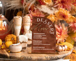 TABLE DECOR SIGNS Velvet table Numbers and Decor Terracotta Velvet Arch Dessert menu, Rust gold Candy Sign, Gold Plexi Table Arch Cake Bar Menu, Luxury Wedding Table Decor, Wedding Signage Golden Burnt Orange39