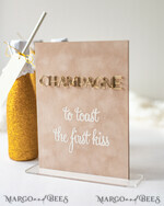 TISCHDEKORATIONSCHILDER   Samt Tischnummern und Dekoration Luxuriöse Samt Champagner Tischnummer mit Ständer, Beige und Gold Hochzeits Tischdekoration, 3D goldene Buchstaben Tischnummern, Samt Hochzeitsbeschilderung, Hochzeitsanstoßen Schild6