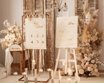 TISCHDEKORATIONSCHILDER   Samt Tischnummern und Dekoration Acrylbogen Dessertmenü, Elfenbein gefrorenes Acryl Gold Candy Bar Schild, Gold Plexi Tisch Dessertmenü Kombi Luxus Hochzeits Tisch Dekor, Hochzeitsbeschilderung Gold.20