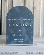 TABLE DECOR SIGNS Velvet table Numbers and Decor dusty Blue Wedding Top Table Signs SET, Acrylic Arch Velvet Bar Menu sign, Drink Bar menu Top Table sign,  Gold Plexi Glass Top Table sign, Elegant Luxury Wedding Table Decor, Boho Glam Wedding Signage Silver mirror Top Table sign14