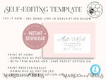 TEMPLETT wedding extras Minimal envelope address template,Printable Envelope Address Template,Address label,Modern Wedding Editable Envelope5