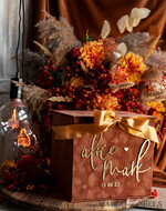 CARD BOXES velvet card boxes Terracotta Fall Card Box and Arch Acrylic Cards & Gifts Clear Sign, Velvet Rust Wedding Card Box with Lid, Burnt Orange Wedding Money Box,  Copper Wedding Card Box cards and gift Arch acrylic sign set18