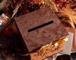 CARD BOXES velvet card boxes Terracotta Fall Card Box and Arch Acrylic Cards & Gifts Clear Sign, Velvet Rust Wedding Card Box with Lid, Burnt Orange Wedding Money Box,  Copper Wedding Card Box cards and gift Arch acrylic sign set18