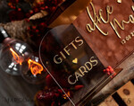 CARD BOXES velvet card boxes Terracotta Fall Card Box and Arch Acrylic Cards & Gifts Clear Sign, Velvet Rust Wedding Card Box with Lid, Burnt Orange Wedding Money Box,  Copper Wedding Card Box cards and gift Arch acrylic sign set18