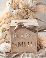 KARTONBOXEN  
 Samtkartenboxen Geschenkkartenbox, Hochzeitswunschbrunnen in samtigem Beige, personalisierte Hochzeitskartenbox, luxuriöse Kartenbox, Hochzeitskartenbox mit Deckel, Hochzeitsgeldbox, Hochzeitskartenbox.13