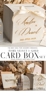 CARD BOXES velvet card boxes Ivory Gift Card Box & Cards Gifts Sign Set, Velvet Classic wedding wishing well money gift card box, Personalized Gold Plexi Wedding Card Box, Luxury Card Box, Wedding Card Box with Lid, Wedding Money Box16