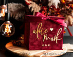 CARD BOXES velvet card boxes burgundy Card Box, Maroon Wedding Card Box with Lid, Marsala Wedding Money Box, Wedding Card Box with slot  13