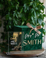 CARD BOXES velvet card boxes  Gift Card Box &  Sign Set , Velvet green wedding wishing well money gift card box, Personalized Wedding Card Box, Greenery Luxury Card Box, Wedding Card Box with Lid, Emerald Wedding Money Box, Garden Wedding Card Box11