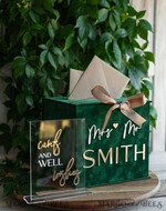 CARD BOXES velvet card boxes  Gift Card Box &  Sign Set , Velvet green wedding wishing well money gift card box, Personalized Wedding Card Box, Greenery Luxury Card Box, Wedding Card Box with Lid, Emerald Wedding Money Box, Garden Wedding Card Box11