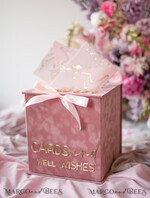 CARD BOXES velvet card boxes Wedding Wishing Well Card Box, Gift Card Box, Velvet blush pink wedding wishing well  money gift card box, Personalized Wedding Card Box, Luxury Card Box, Wedding Card Box with Lid, Wedding Money Box, Wedding Card Box13