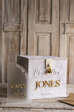 KARTONBOXEN  
 Samtkartenboxen Weiße Samt-Geschenkkartenbox mit Schloss & Karten Geschenke Schild Set, Samt klassische Hochzeitswunschbrunnen Geldgeschenkkartenbox, personalisierte goldene Plexi-Hochzeitskartenbox, luxuriöse Kartenbox, Hochzeitskartenbox mit Deckel, Hochzeitsgeldbox.25