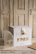 KARTONBOXEN  
 Samtkartenboxen Weiße Samt-Geschenkkartenbox mit Schloss & Karten Geschenke Schild Set, Samt klassische Hochzeitswunschbrunnen Geldgeschenkkartenbox, personalisierte goldene Plexi-Hochzeitskartenbox, luxuriöse Kartenbox, Hochzeitskartenbox mit Deckel, Hochzeitsgeldbox.25