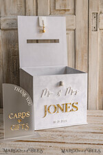KARTONBOXEN  
 Samtkartenboxen Weiße Samt-Geschenkkartenbox mit Schloss & Karten Geschenke Schild Set, Samt klassische Hochzeitswunschbrunnen Geldgeschenkkartenbox, personalisierte goldene Plexi-Hochzeitskartenbox, luxuriöse Kartenbox, Hochzeitskartenbox mit Deckel, Hochzeitsgeldbox.25