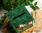 CARD BOXES velvet card boxes Garden Wedding Card Box Gift Card Box & arch Sign Set , Velvet green wedding wishing well money gift card box, Personalized Wedding Card Box, Greenery Luxury Card Box, Wedding Card Box with Lid, Emerald Wedding Money Box, Garden Wedding Card Box20