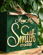 CARD BOXES velvet card boxes Garden Wedding Card Box Gift Card Box & arch Sign Set , Velvet green wedding wishing well money gift card box, Personalized Wedding Card Box, Greenery Luxury Card Box, Wedding Card Box with Lid, Emerald Wedding Money Box, Garden Wedding Card Box20
