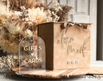 CARD BOXES velvet card boxes Card Box, Wedding Card Box with Lid, Spring Wedding Money Box, Wedding Card Box with slot and cards and gift Arch acrylic sign set25