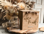 CARD BOXES velvet card boxes Card Box, Wedding Card Box with Lid, Spring Wedding Money Box, Wedding Card Box with slot and cards and gift Arch acrylic sign set25