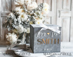 CARD BOXES velvet card boxes Gift Card Box, Velvet Grey wedding wishing well money gift card box, Personalized Wedding Card Box, Luxury Greenery Card Box, Wedding Grey and Gold Card Box with Lid, Wedding Money Box, Grey Green Wedding Card Box10