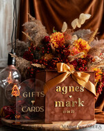 CARD BOXES velvet card boxes Terracotta Fall Card Box and Arch Acrylic Cards & Gifts Clear Sign, Velvet Rust Wedding Card Box with Lid, Burnt Orange Wedding Money Box,  Copper Wedding Card Box cards and gift Arch acrylic sign set31