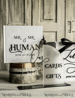 CARD BOXES velvet card boxes Velvet Set Card Box Guestbook & Sign, Wedding Card Box Instant Instax Guestbook, Black & White Wedding Money Box Sing Guestbook Set, BWs28