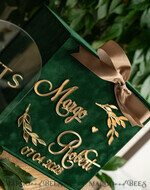CARD BOXES velvet card boxes Gift Card Box, Velvet Green wedding wishing well money gift card box, Personalized Wedding Card Box, Luxury Greenery Card Box, Wedding Green and Gold Card Box with Lid, Wedding Money Box, Emerald Green Wedding Card Box9