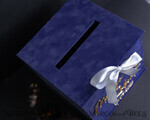 CARD BOXES velvet card boxes Gift Card Box & Cards, Velvet Navy Blue wedding wishing well money gift card box, Personalized Wedding Card Box, Luxury Card Box, Wedding Card Box with Lid, Wedding Money Box, Wedding Card Box6