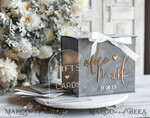 CARD BOXES velvet card boxes Card Box, Wedding Card Box with Lid, Spring Wedding Money Box, Wedding Card Box with slot and cards and gift Arch acrylic sign set21