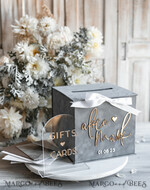 CARD BOXES velvet card boxes Card Box, Wedding Card Box with Lid, Spring Wedding Money Box, Wedding Card Box with slot and cards and gift Arch acrylic sign set21