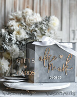 CARD BOXES velvet card boxes Card Box, Wedding Card Box with Lid, Spring Wedding Money Box, Wedding Card Box with slot and cards and gift Arch acrylic sign set21