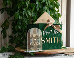 CARD BOXES velvet card boxes Gift Card Box & arch Sign Set , Velvet green wedding wishing well money gift card box, Personalized Wedding Card Box, Greenery Luxury Card Box, Wedding Card Box with Lid, Emerald Wedding Money Box, Garden Wedding Card Box17