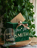 CARD BOXES velvet card boxes Gift Card Box & arch Sign Set , Velvet green wedding wishing well money gift card box, Personalized Wedding Card Box, Greenery Luxury Card Box, Wedding Card Box with Lid, Emerald Wedding Money Box, Garden Wedding Card Box17