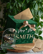 CARD BOXES velvet card boxes Gift Card Box & arch Sign Set , Velvet green wedding wishing well money gift card box, Personalized Wedding Card Box, Greenery Luxury Card Box, Wedding Card Box with Lid, Emerald Wedding Money Box, Garden Wedding Card Box17