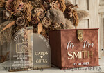 CARD BOXES velvet card boxes terracotta gold Velvet Set Card Box with lock & Polaroid Guestbook & Cards gifts Sign instax instruction sign combo and pens set, fall Wedding Card Box with Lid Instant Instax Guestbook Wedding Money Box Sing Guestbook Set28