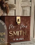 CARD BOXES velvet card boxes terracotta gold Velvet Set Card Box with lock & Polaroid Guestbook & Cards gifts Sign instax instruction sign combo and pens set, fall Wedding Card Box with Lid Instant Instax Guestbook Wedding Money Box Sing Guestbook Set28