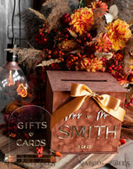 CARD BOXES velvet card boxes Terracotta Fall Card Box and Arch Acrylic Cards & Gifts Clear Sign, Velvet Rust Wedding Card Box with Lid, Burnt Orange Wedding Money Box,  Copper Wedding Card Box cards and gift Arch acrylic sign set38