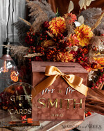 CARD BOXES velvet card boxes Terracotta Fall Card Box and Arch Acrylic Cards & Gifts Clear Sign, Velvet Rust Wedding Card Box with Lid, Burnt Orange Wedding Money Box,  Copper Wedding Card Box cards and gift Arch acrylic sign set38