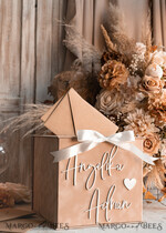 CARD BOXES velvet card boxes Beige Velvet Card Box , Wedding Card Box with Lid, Nude Wedding Money Box, Wedding Card Box with slot 19