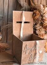 CARD BOXES velvet card boxes Beige Velvet Card Box , Wedding Card Box with Lid, Nude Wedding Money Box, Wedding Card Box with slot 19