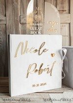 KARTONBOXEN  
 Samtkartenboxen Weißes Gold Samt Set Kartenbox mit Schloss & Polaroid Gästebuch & Karten Geschenke Schild und Instax-Anleitungsschild Kombination und Stiftset, Hochzeitskartenbox mit Deckel Sofort Instax Gästebuch Hochzeitsgeldbox Sing Gästebuch Set18