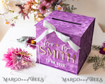 CARD BOXES velvet card boxes Gift Card Box & Cards cards & Gifts Sign Set , Velvet Purple wedding wishing well money gift card box, Personalized Wedding Card Box, Luxury Card Box, Wedding Card Box with Lid, Wedding Money Box, Wedding Card Box13