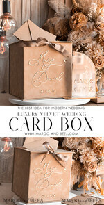 KARTONBOXEN  
 Samtkartenboxen Samtkartenbox Gästebuch & Schild, Hochzeitskartenbox mit Deckel, Sofort Instax Gästebuch, Beige Hochzeitsgeldbox Sing Gästebuch Set, Nude Kartenbox mit Schlitz und Karten und Geschenk Bogen Acrylschild Set37