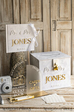 KARTONBOXEN  
 Samtkartenboxen Weißgoldenes Samt-Set Kartenbox mit Schloss & Polaroid-Gästebuch & Karten-Geschenk-Schild und Instax-Anleitungs-Schild-Kombination und Stift-Set, Hochzeitskartenbox mit Deckel, Instant Instax-Gästebuch, Hochzeitsgeldbox, Sing Gästebuch-Set54
