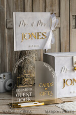 KARTONBOXEN  
 Samtkartenboxen Weißgoldenes Samt-Set Kartenbox mit Schloss & Polaroid-Gästebuch & Karten-Geschenk-Schild und Instax-Anleitungs-Schild-Kombination und Stift-Set, Hochzeitskartenbox mit Deckel, Instant Instax-Gästebuch, Hochzeitsgeldbox, Sing Gästebuch-Set54