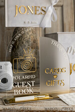 KARTONBOXEN  
 Samtkartenboxen Weißgoldenes Samt-Set Kartenbox mit Schloss & Polaroid-Gästebuch & Karten-Geschenk-Schild und Instax-Anleitungs-Schild-Kombination und Stift-Set, Hochzeitskartenbox mit Deckel, Instant Instax-Gästebuch, Hochzeitsgeldbox, Sing Gästebuch-Set54