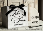 CARD BOXES velvet card boxes Black & White Gift Card Box & Cards Gifts Sign Set, Velvet Classic wedding wishing well money gift card box, Personalized Wedding Card Box14