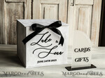 CARD BOXES velvet card boxes Black & White Gift Card Box & Cards Gifts Sign Set, Velvet Classic wedding wishing well money gift card box, Personalized Wedding Card Box14