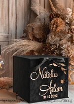 CARD BOXES velvet card boxes Black Gold Gift Card Box, Velvet new Years wedding wishing well  money gift card box, Halloween Personalized Wedding Card Box, Black Gold Luxury Card Box,  Elegant Wedding Card Box with Lid19