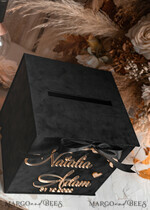 CARD BOXES velvet card boxes Black Gold Gift Card Box, Velvet new Years wedding wishing well  money gift card box, Halloween Personalized Wedding Card Box, Black Gold Luxury Card Box,  Elegant Wedding Card Box with Lid19