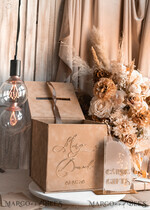 KARTONBOXEN  
 Samtkartenboxen Samtkarton in Taupe und Plexi-Schild-Set, Hochzeitskartenbox mit Deckel, Beige Gold Hochzeitsgeldbox, Nackte Hochzeitskartenbox mit Schlitz, Karten- und Geschenkbogen-Acrylschild-Set27